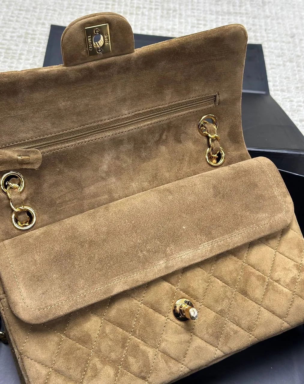 Chnl süet bag