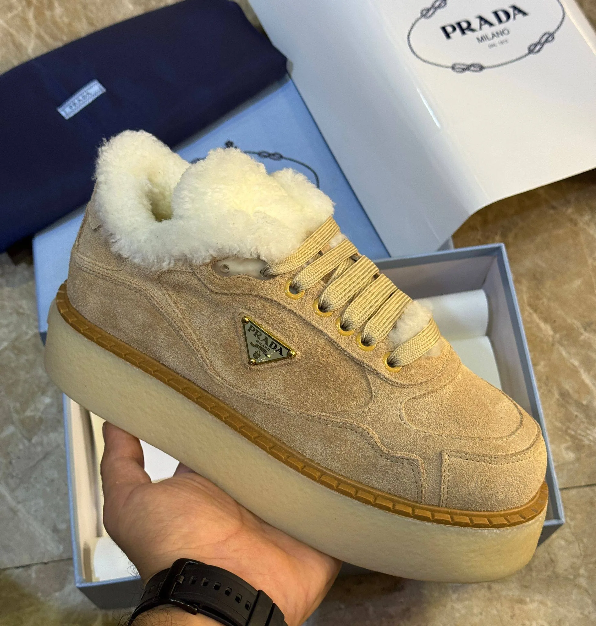 Prd tüylü sneaker - Beden: 39 • Renk: Varsayılan