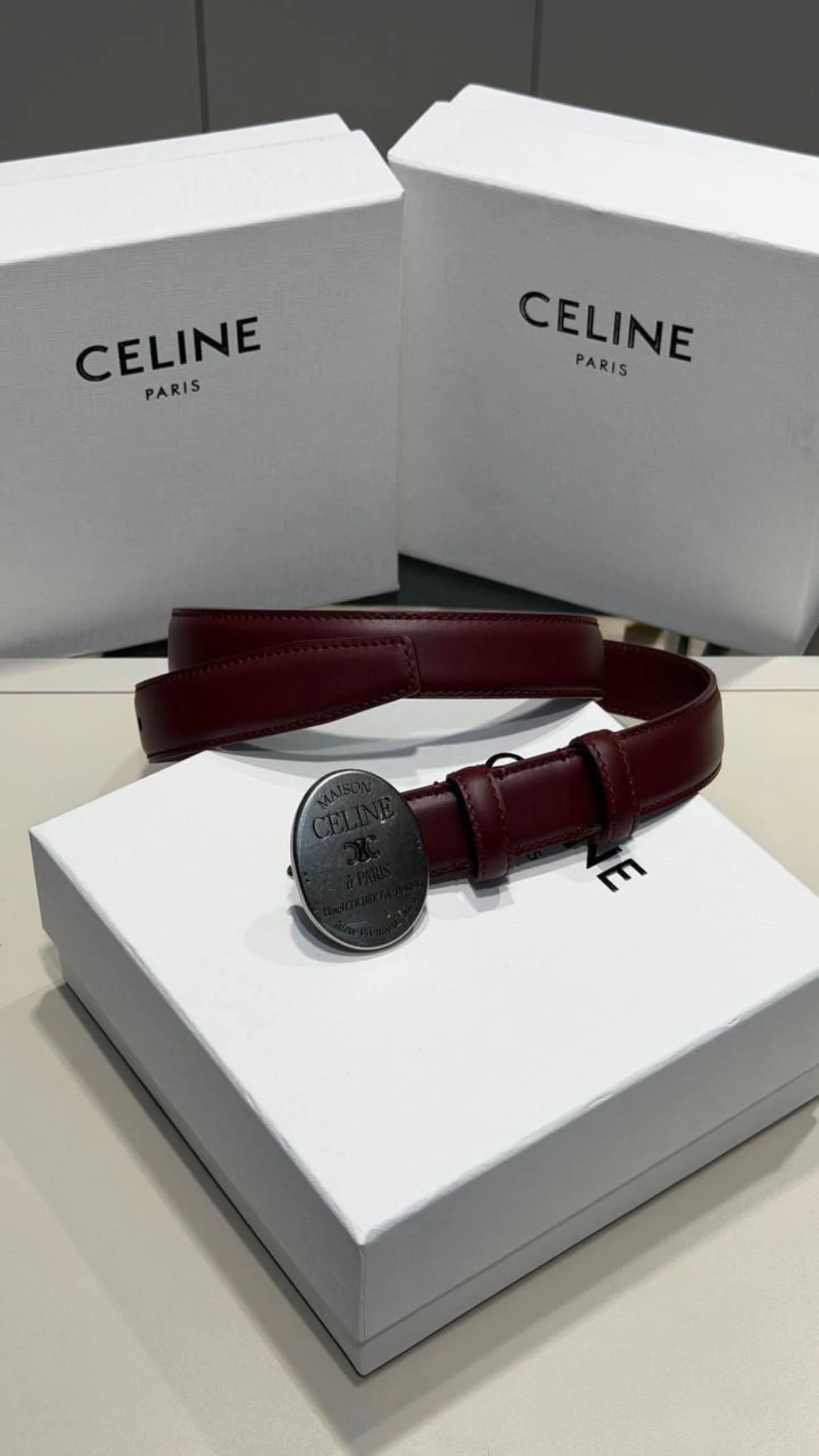 Clne new Lady belt bordo