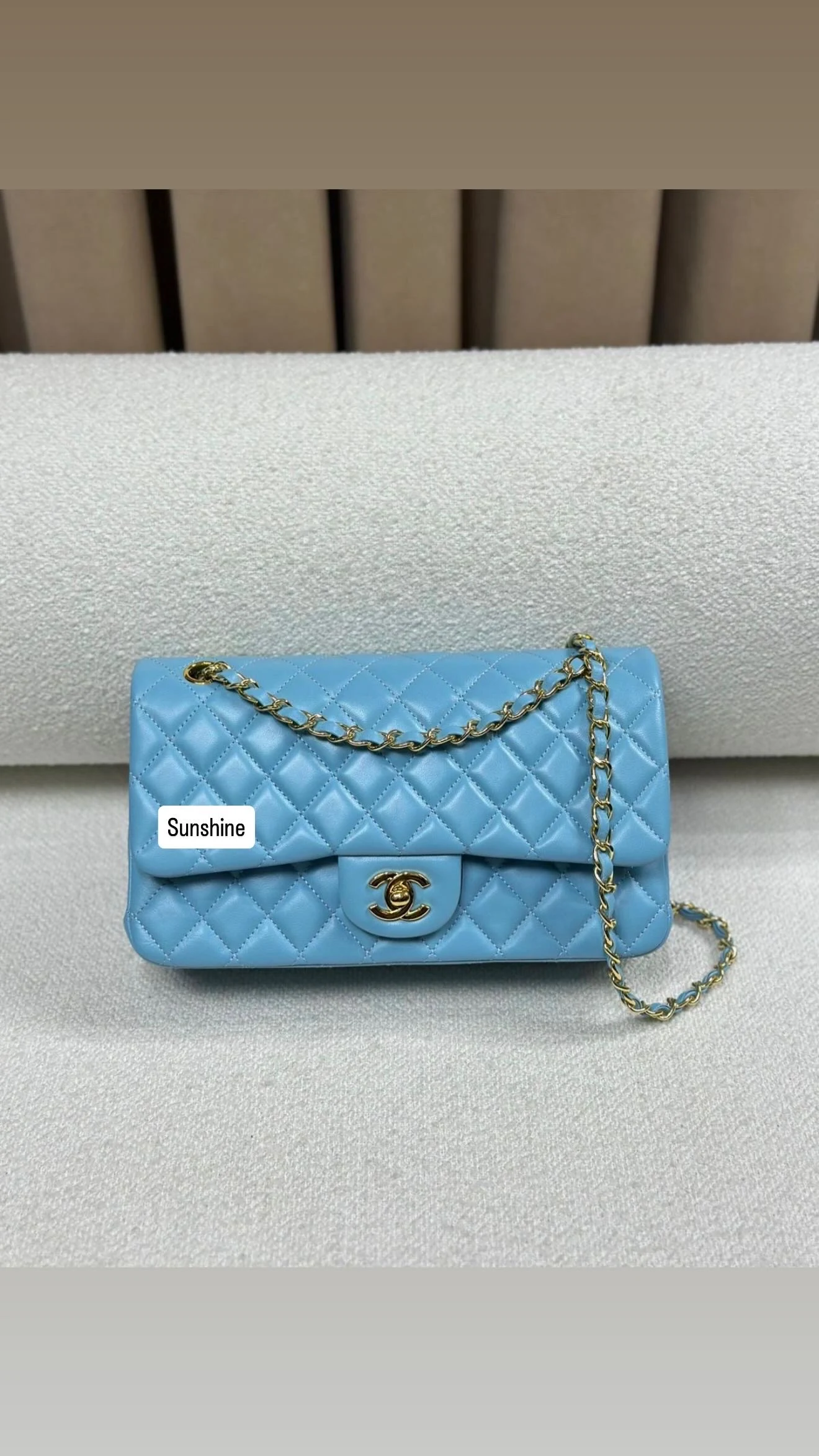 Chnl blue bag