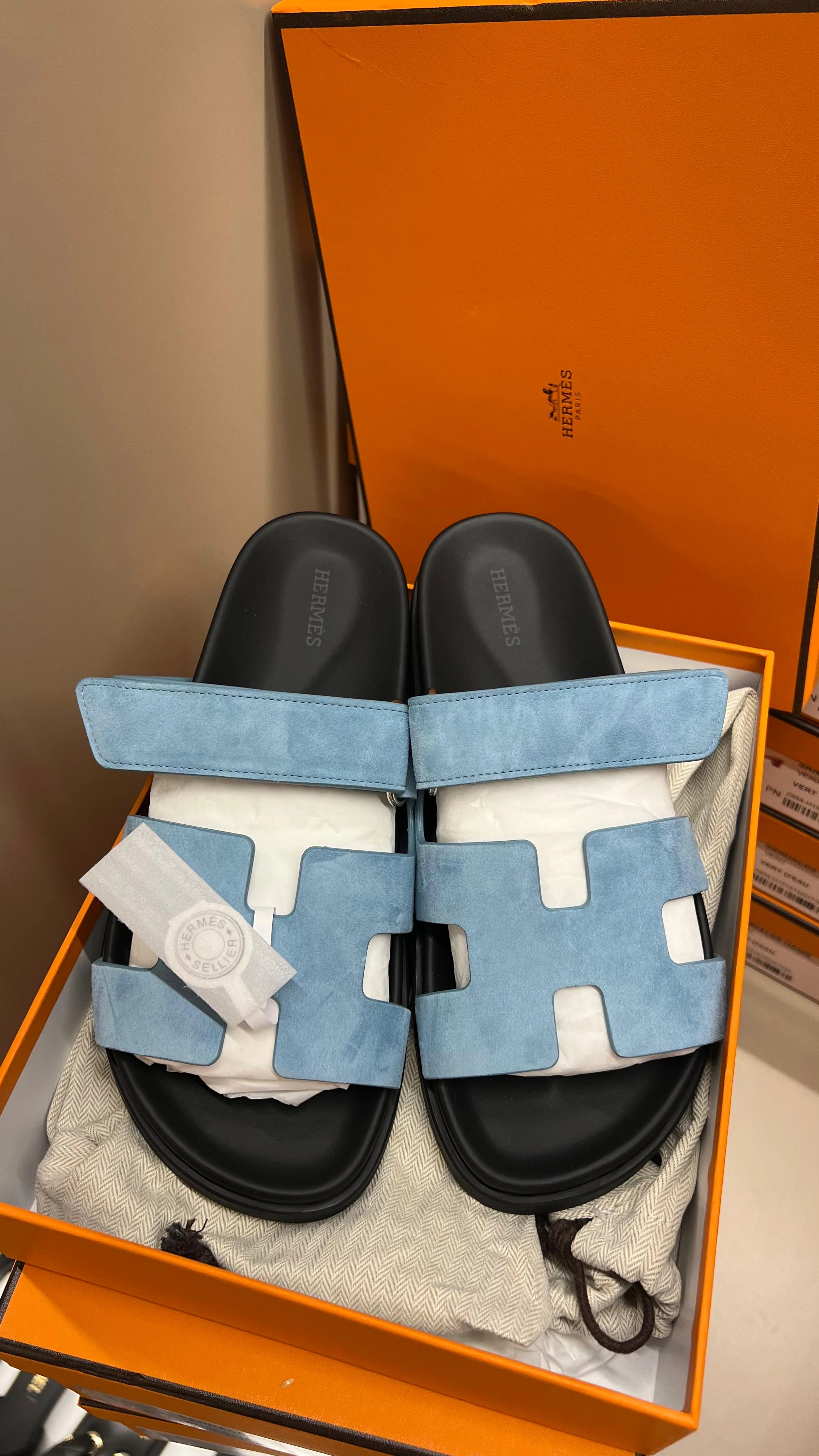 Hrms cypre sandal süet blue