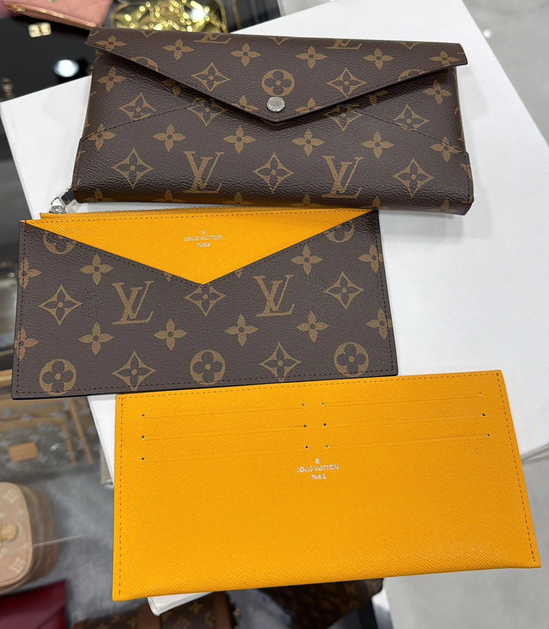 Lv 3 lü cüzdan set