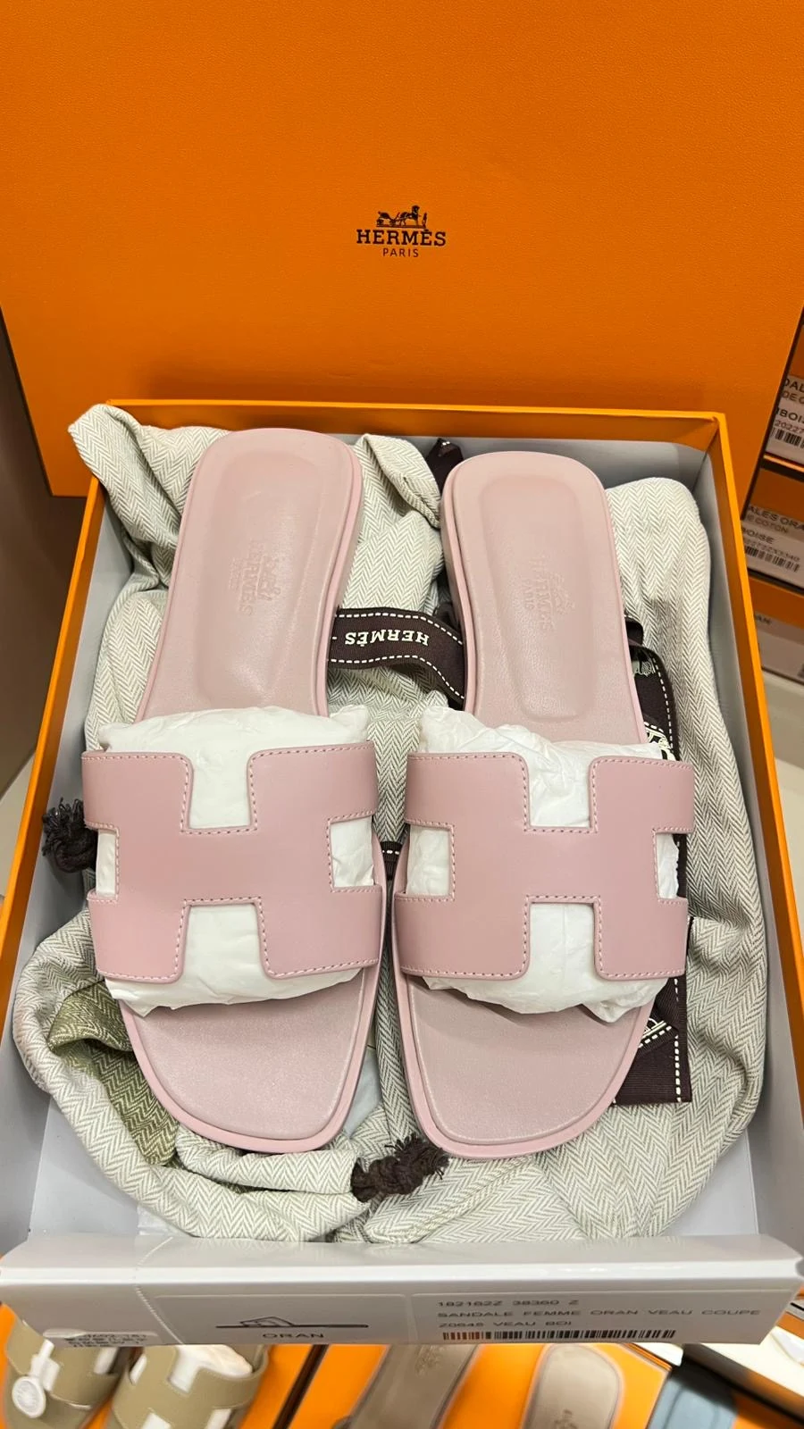 Hrms oran sandal baby pink