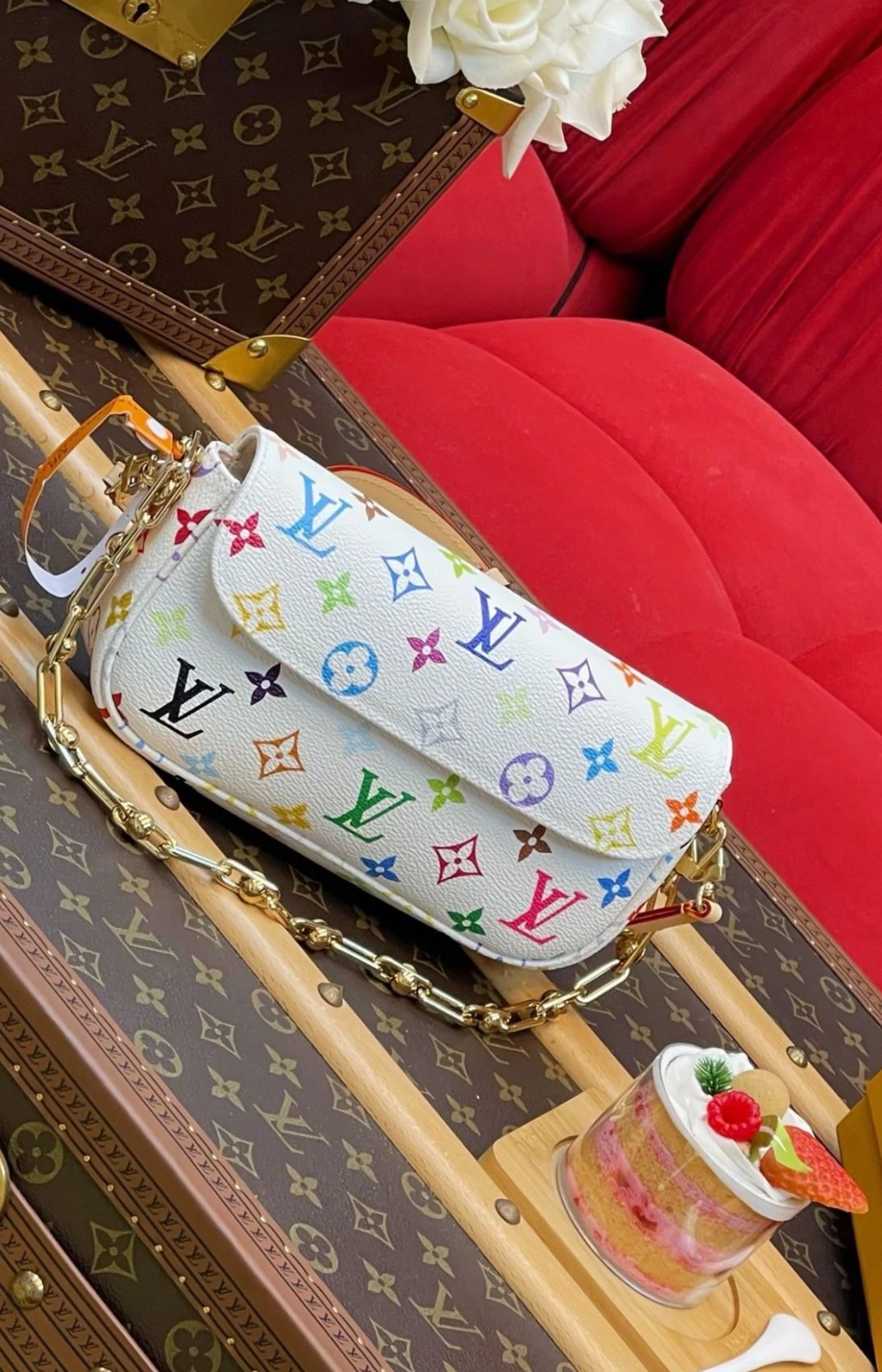 Lv colorful bag