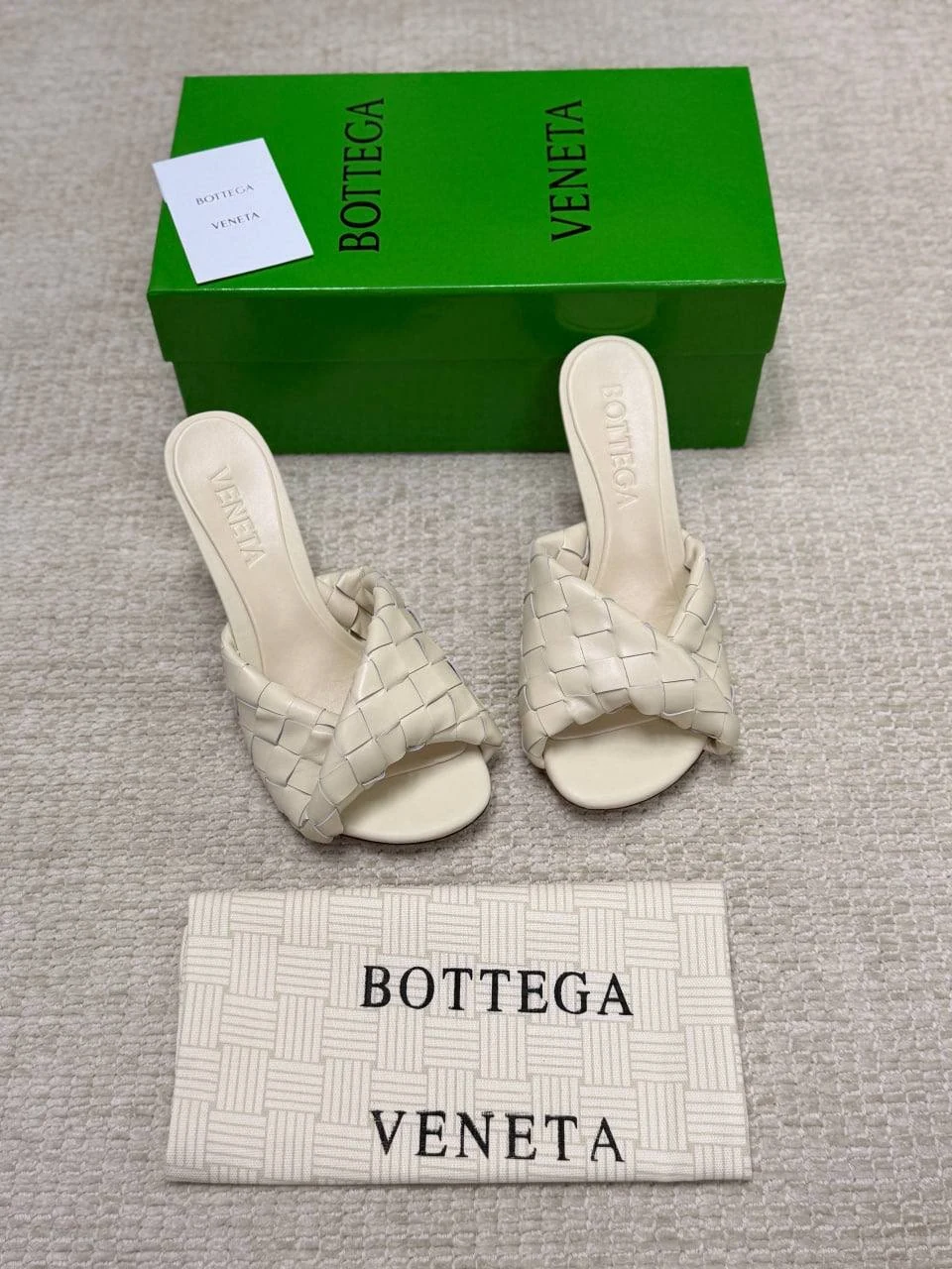 Btg krem sandal topuklu