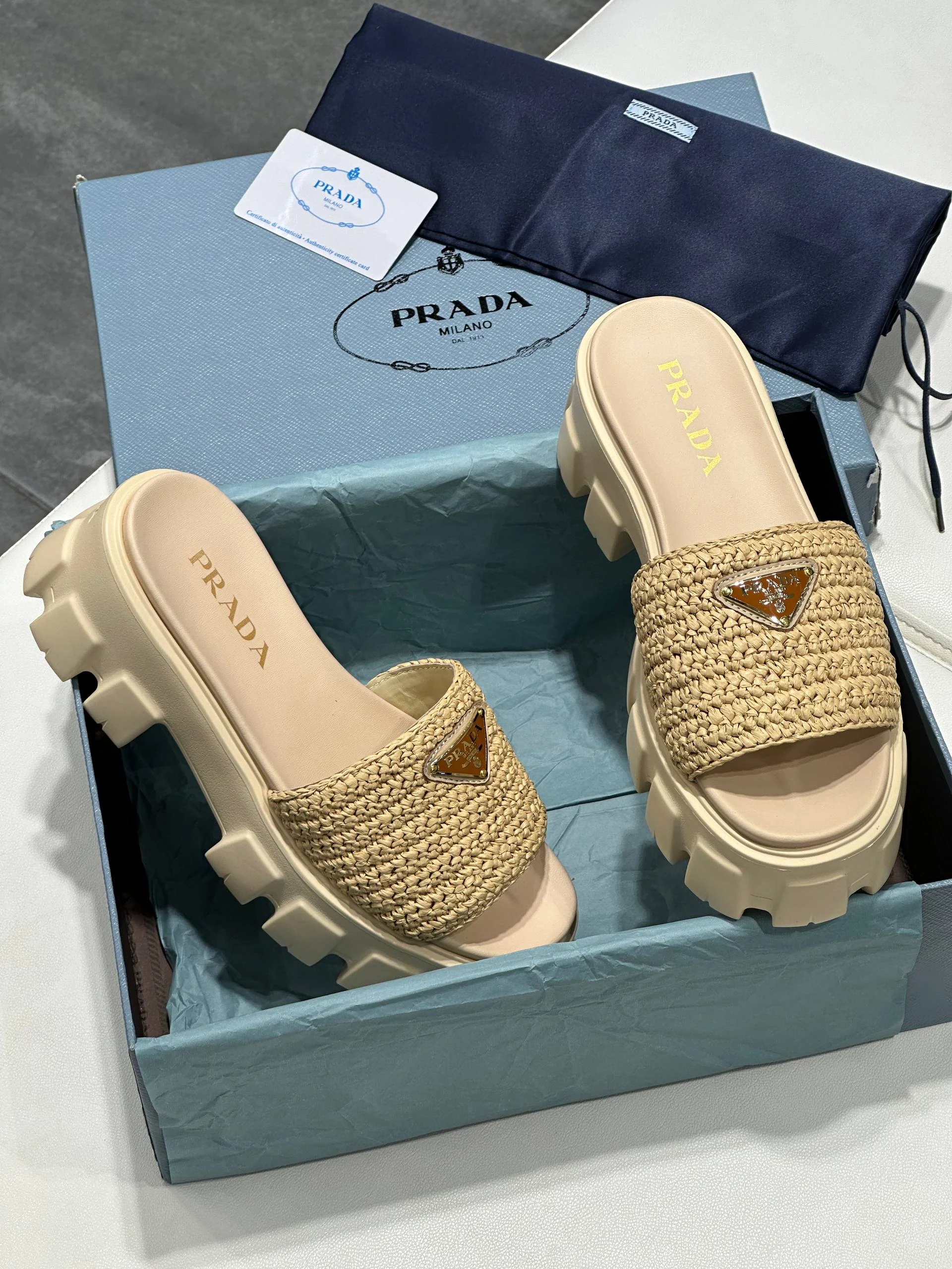 Prd hasır sandal platform