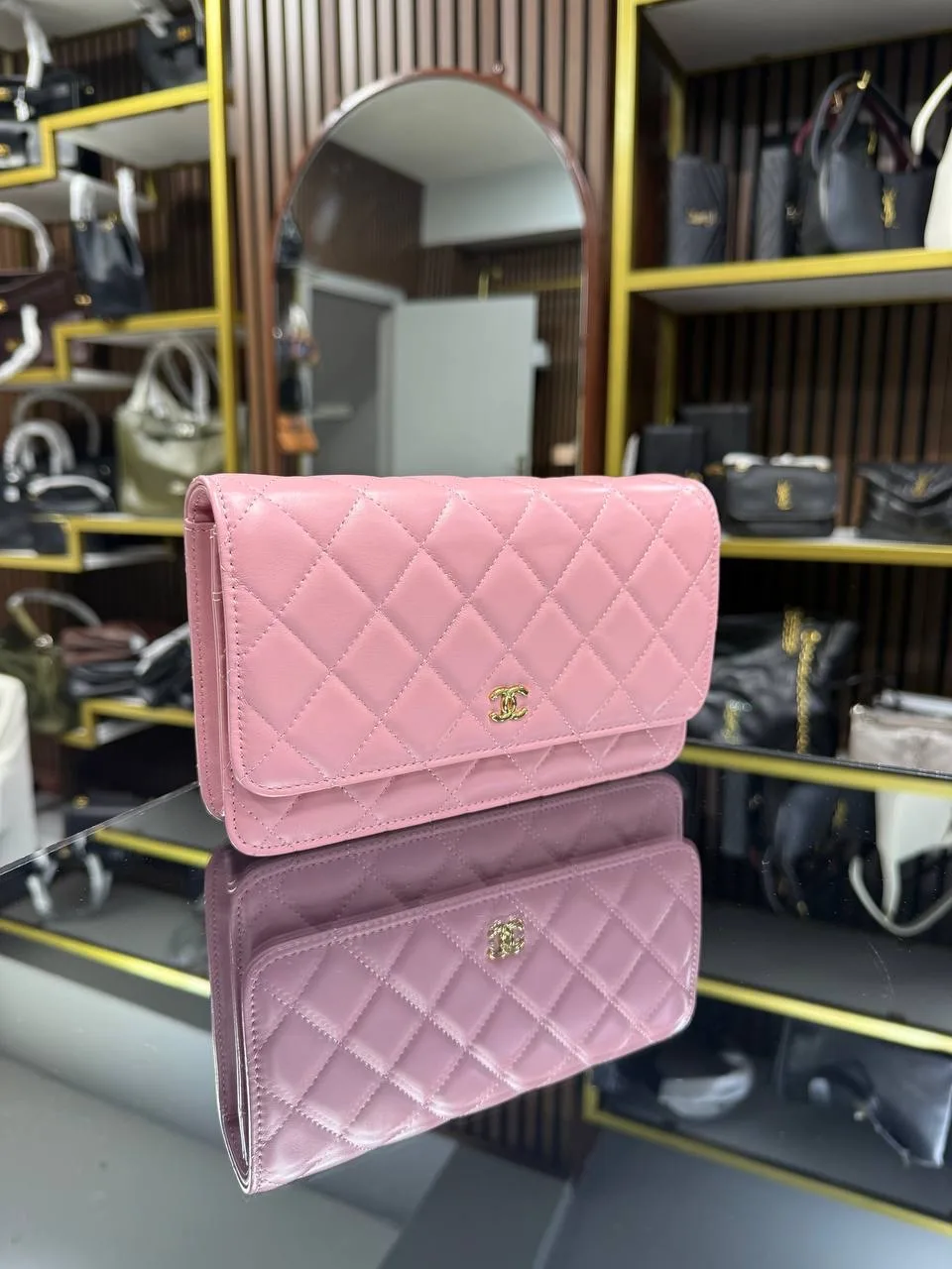 Chnl pink bag