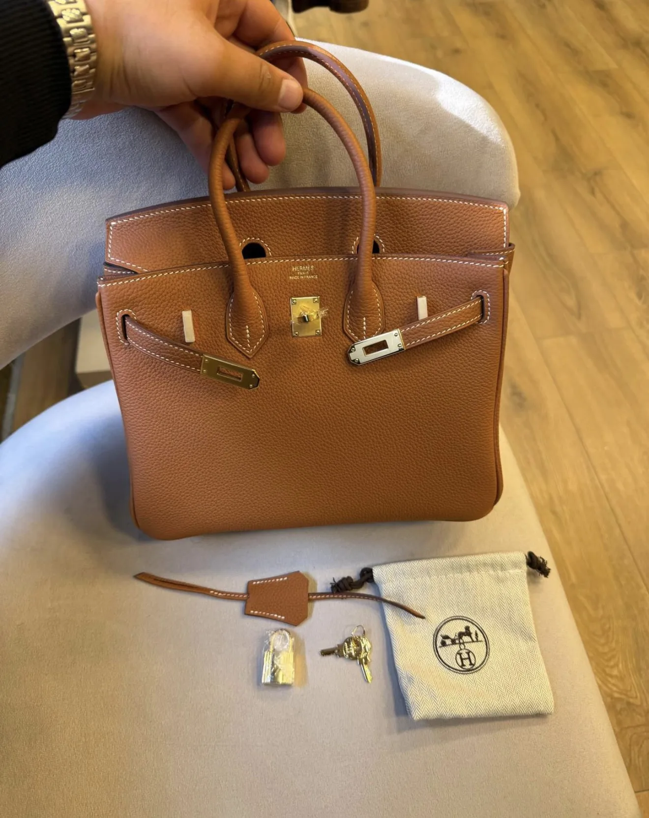 Hrms birkin 25 taba el dikimi