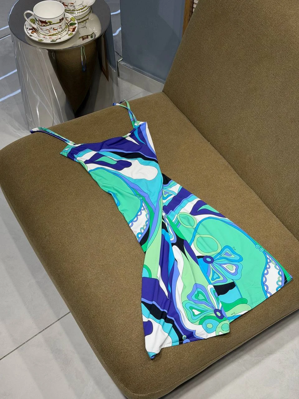 Pucci turkuaz dress