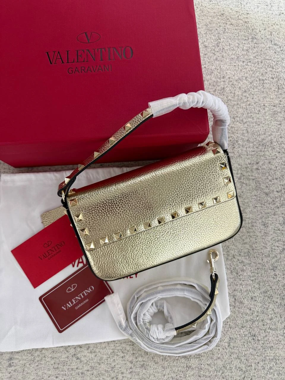 Vltn bag gold