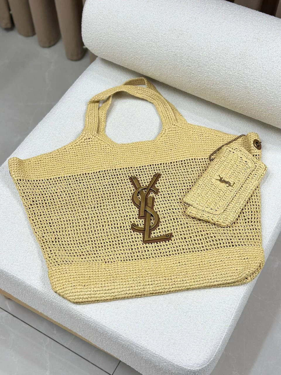 Ys raffia bag