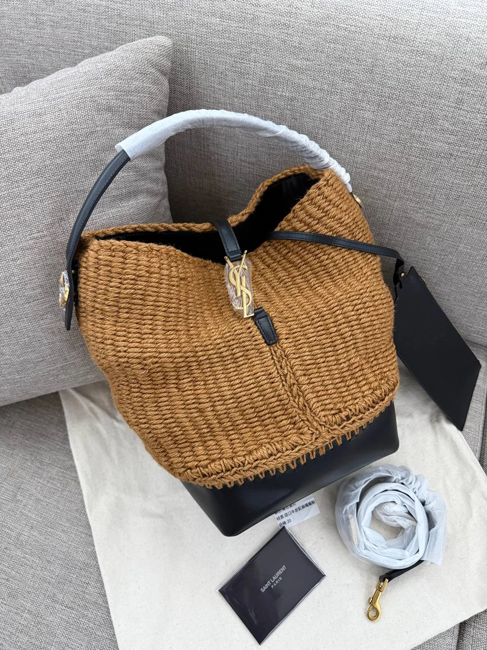 Ys new rafia tote bag
