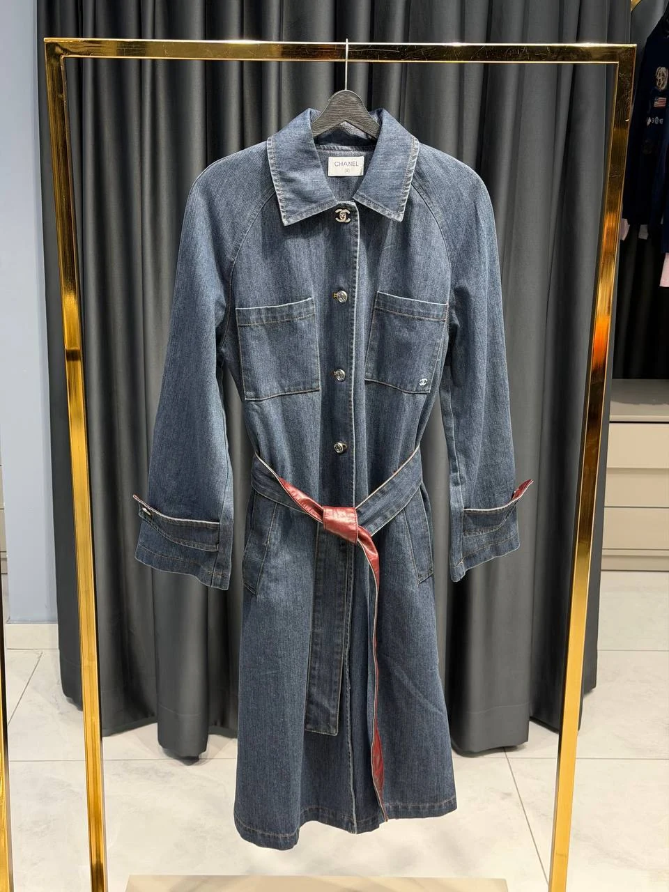 Chnl jean trench