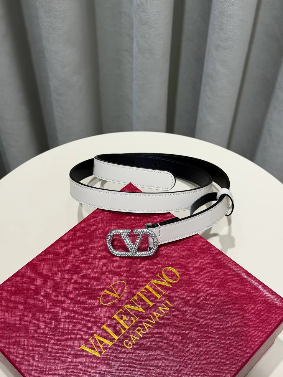 Vltn white Lady belt