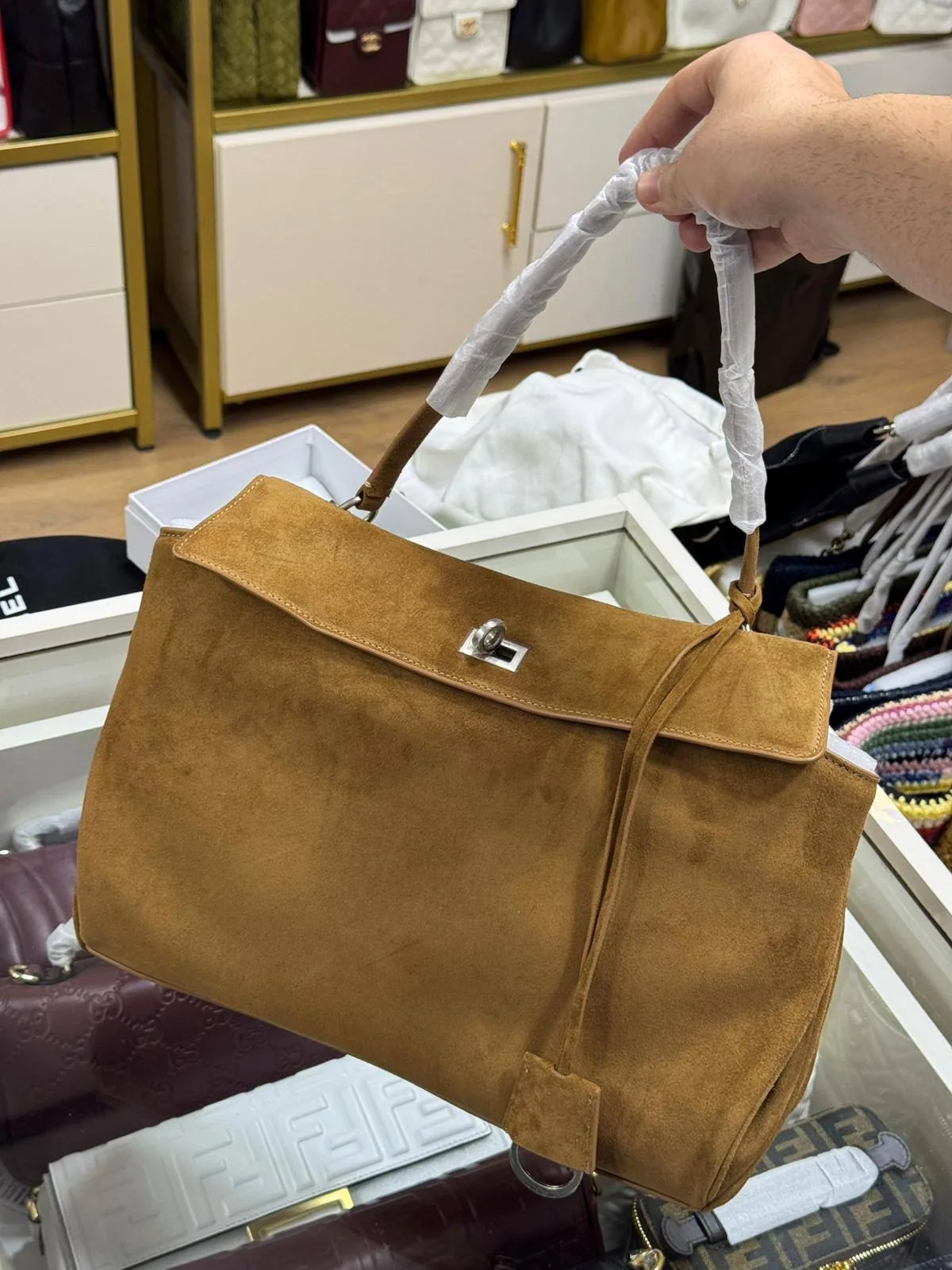 Blcnga süet bag