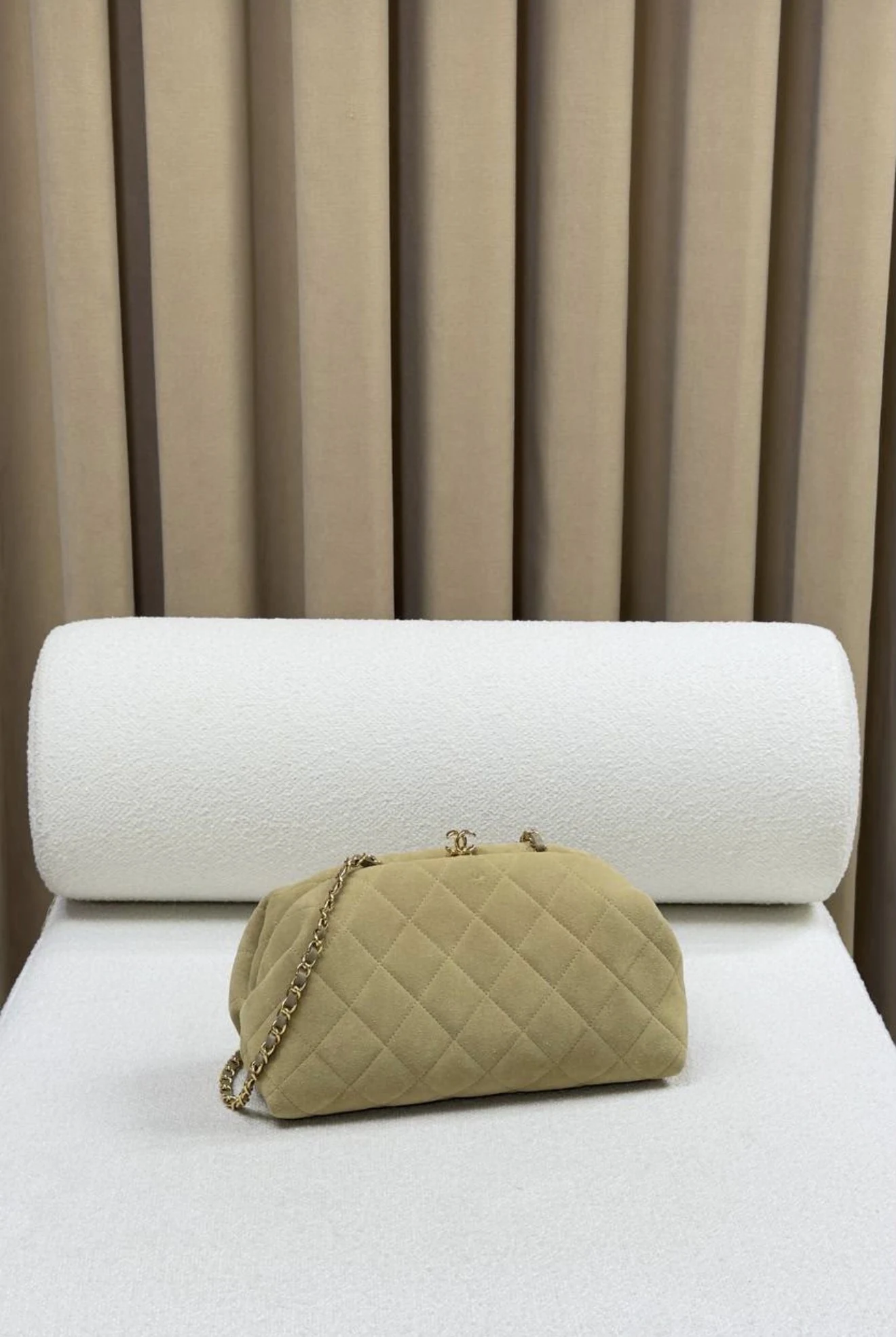 Chnl süet bej new bag