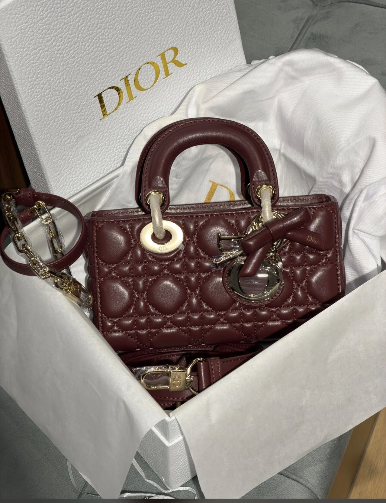 CD new bag bordo