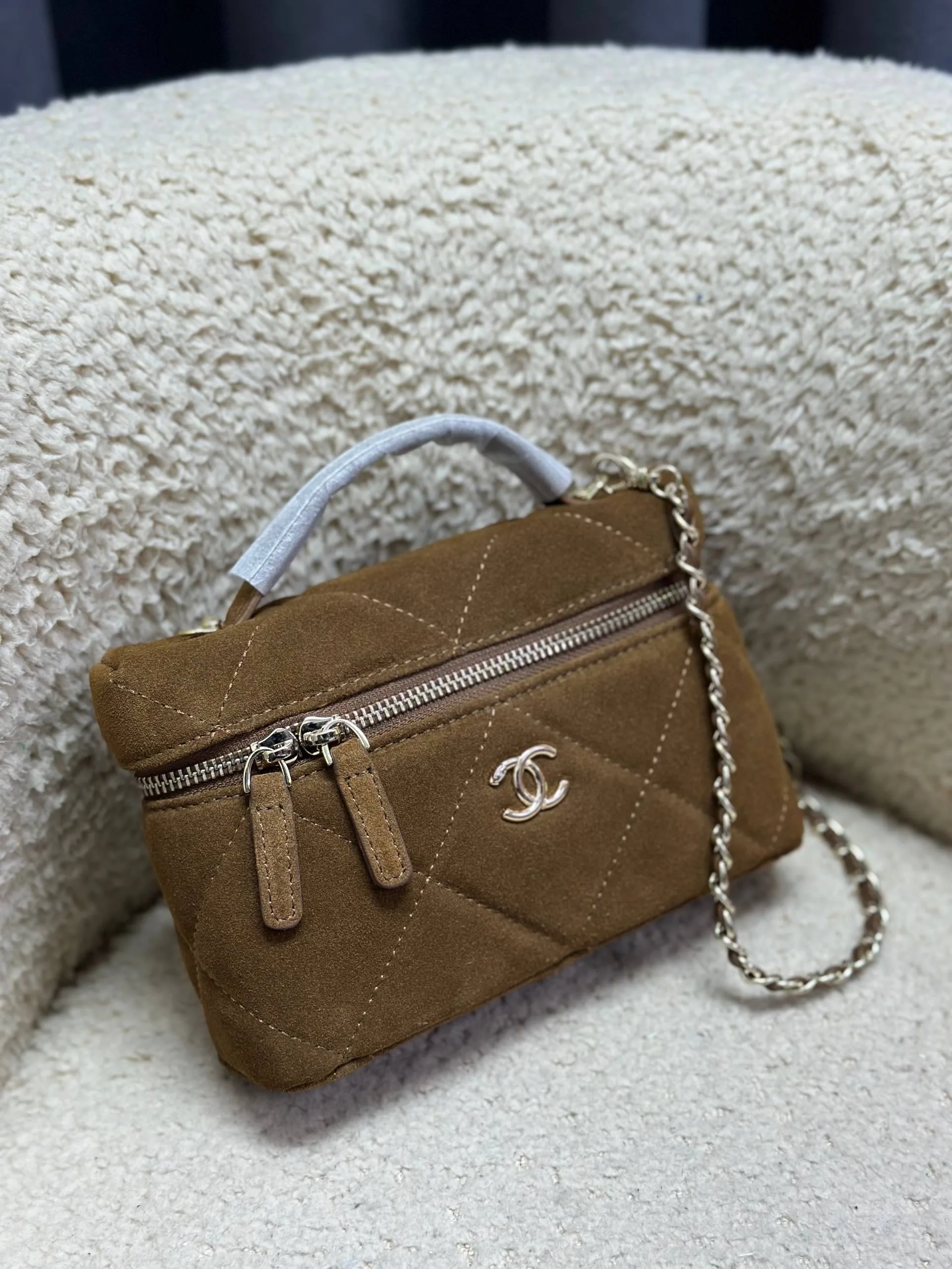Chn Vanity   Süet bag