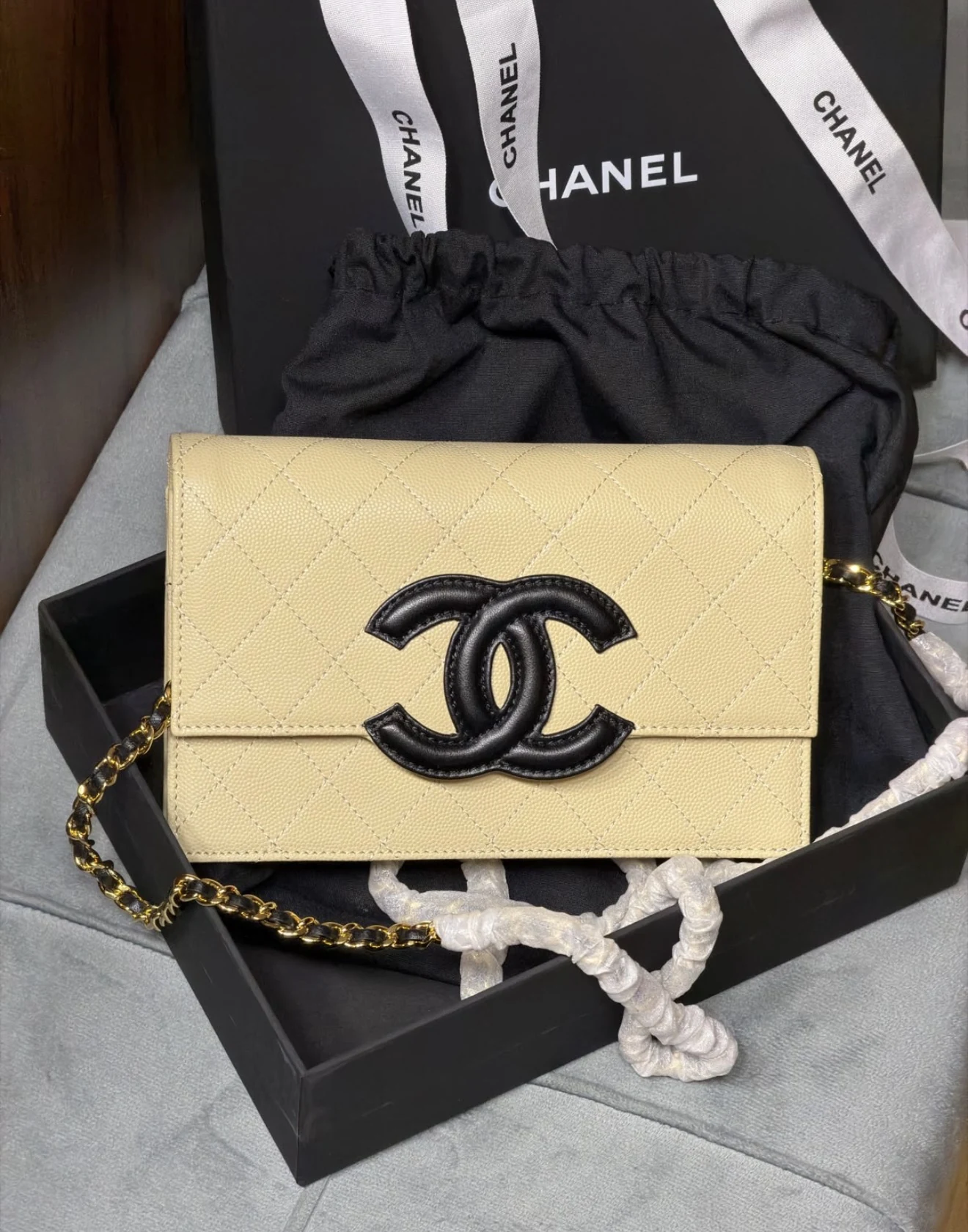 Chnl new bag bej yeni sezon