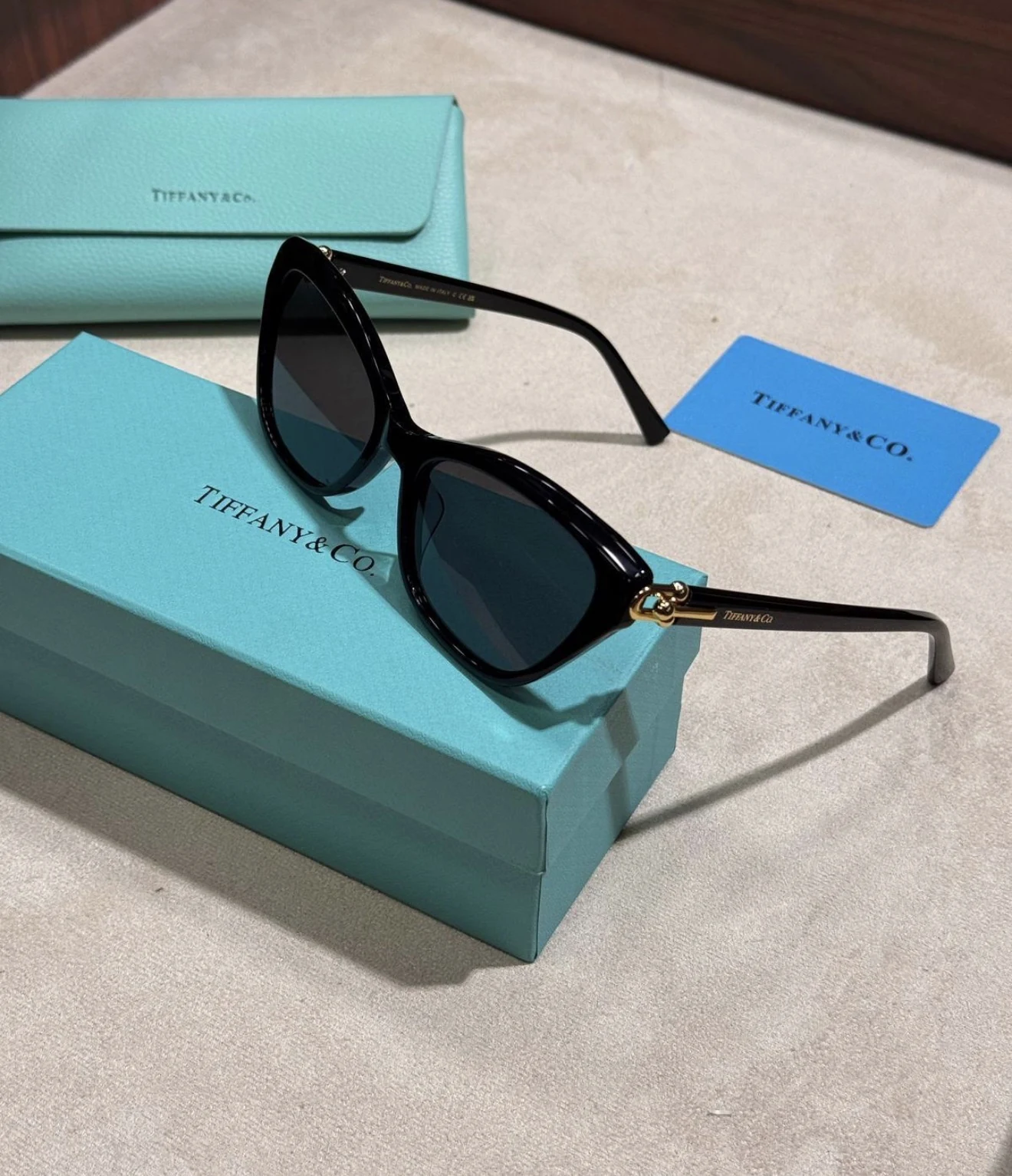 Tiffany co sunglasses black