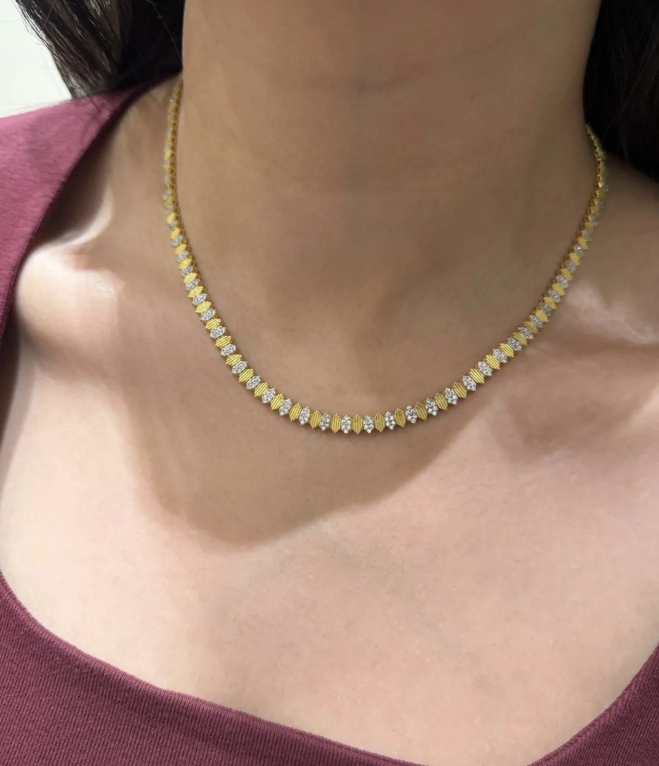Gold tasarım kolye