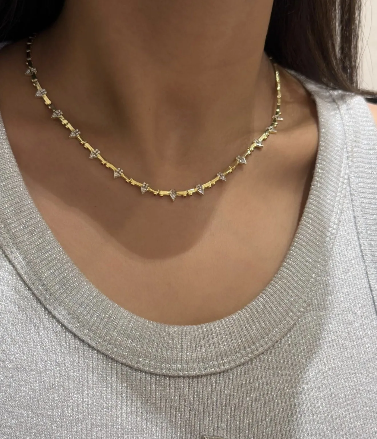 Gold tasarım kolye