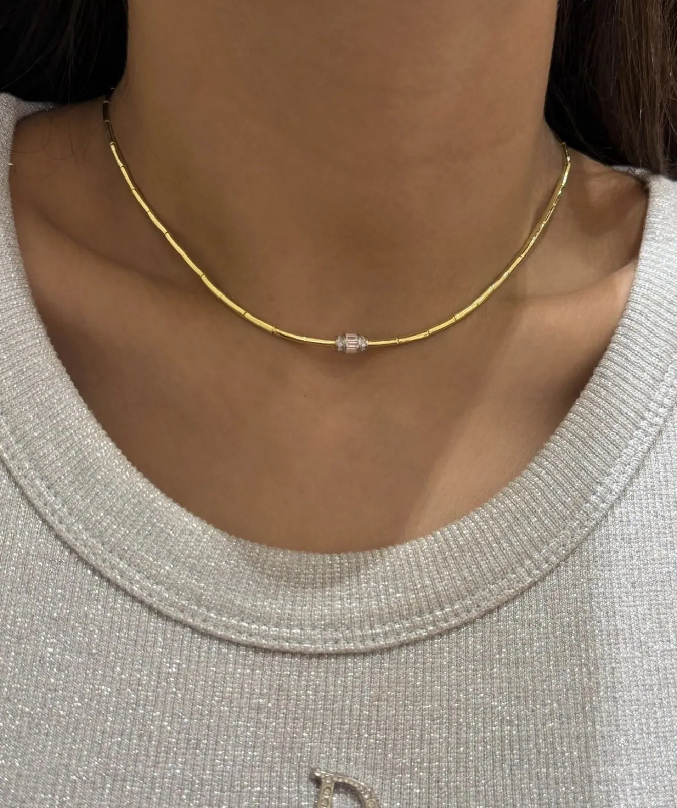 Gold tasarım kolye