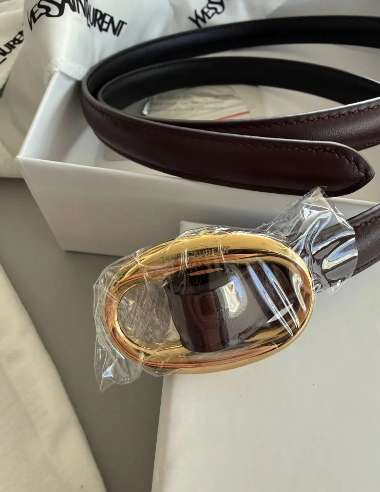 Ys new Lady belt  acı kahve