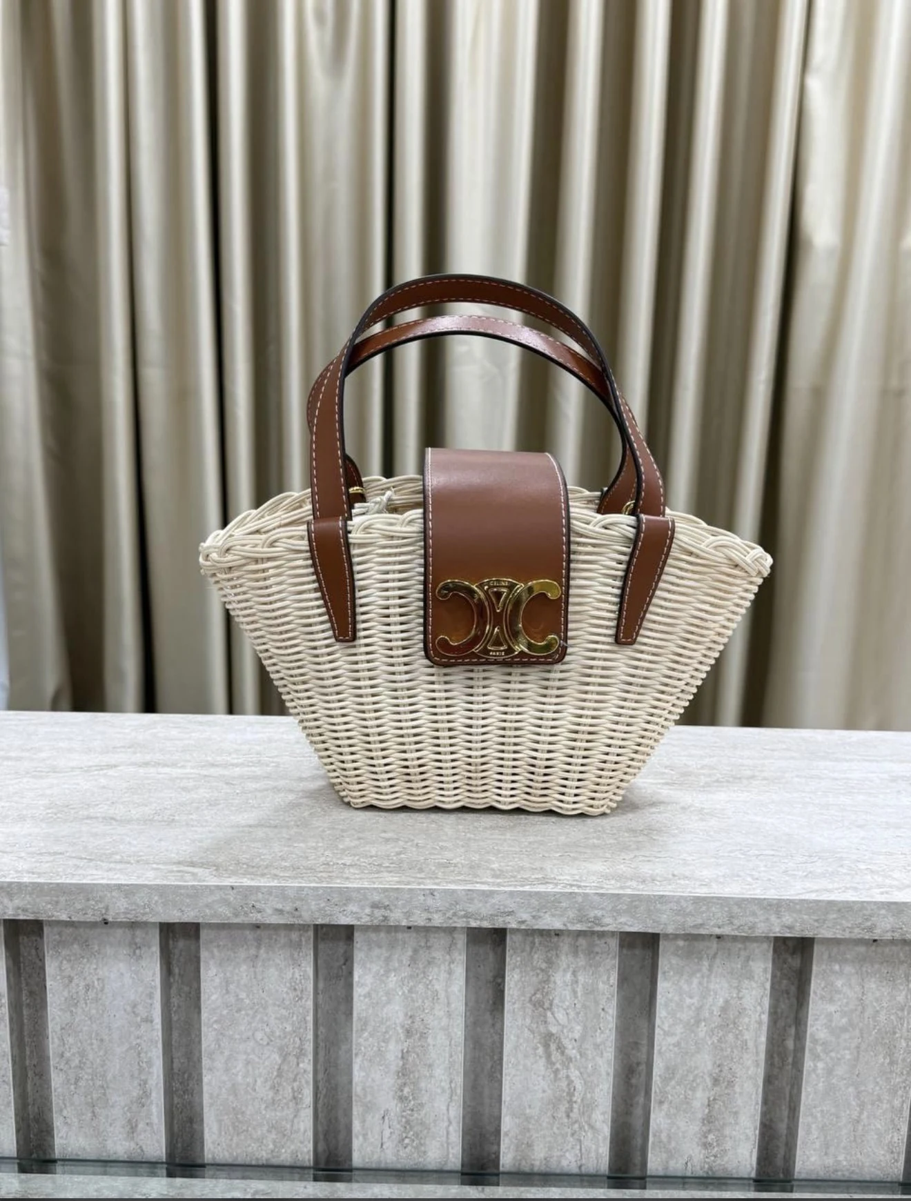 Cln raffia bag