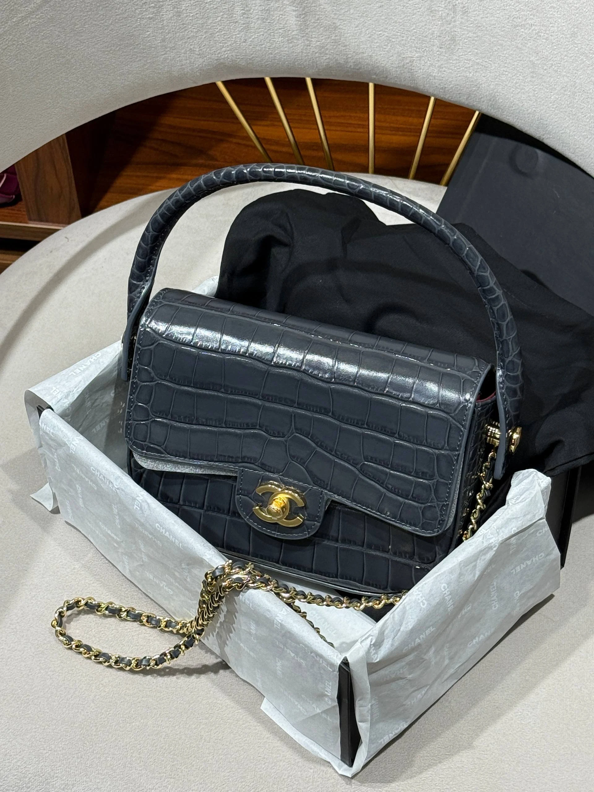 Chnl new lacivert bag
